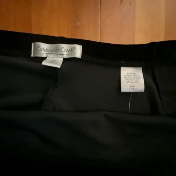 Coldwater Creek Black Velvet Maxi Skirt NWT - Picture 2 of 5